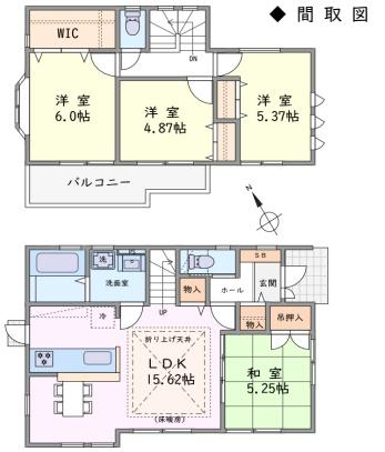 埼玉県川越市仙波町4丁目　中古戸建
