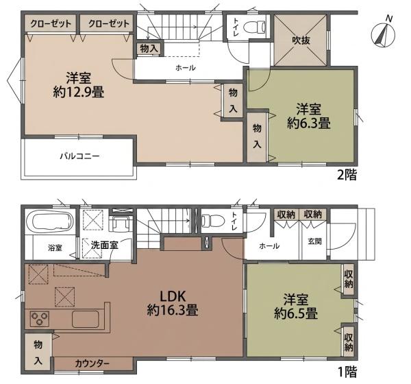 埼玉県ふじみ野市新駒林3丁目　中古戸建