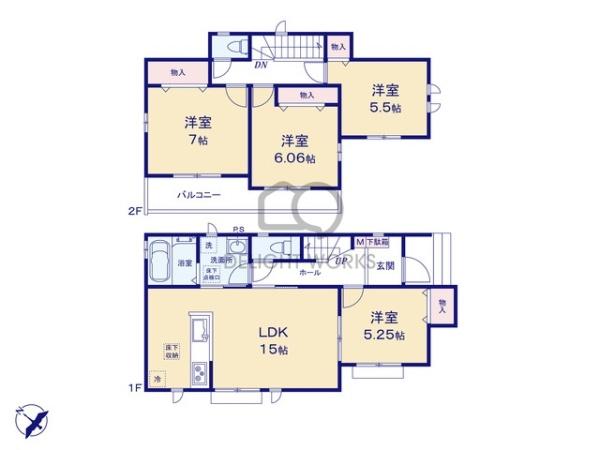 埼玉県川越市中台元町1丁目　新築戸建　C号棟