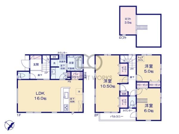 埼玉県川越市岸町2丁目　新築戸建