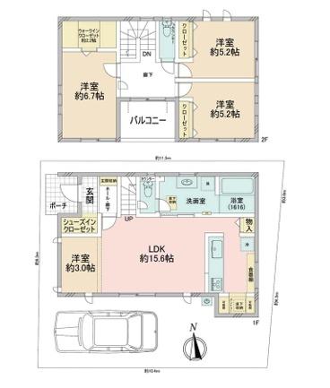 埼玉県川越市むさし野　中古戸建
