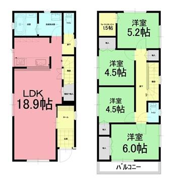 川越市大字的場の中古一戸建て