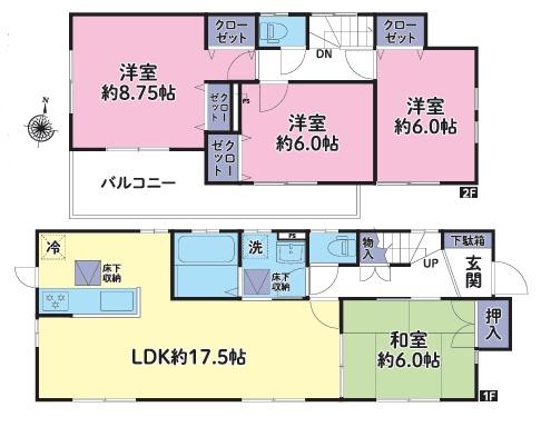 埼玉県鶴ヶ島市大字藤金　中古戸建
