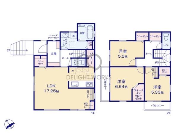 埼玉県川越市志多町　未入居中古戸建