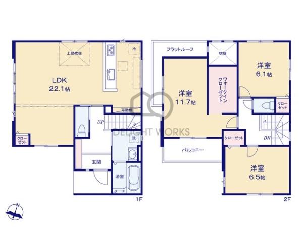 埼玉県川越市霞ケ関北20期　新築戸建