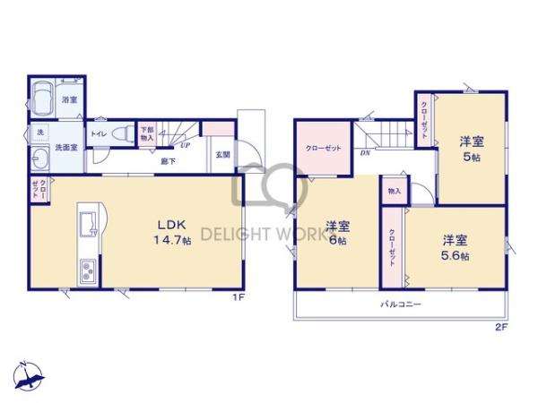 埼玉県川越市大字的場　新築戸建