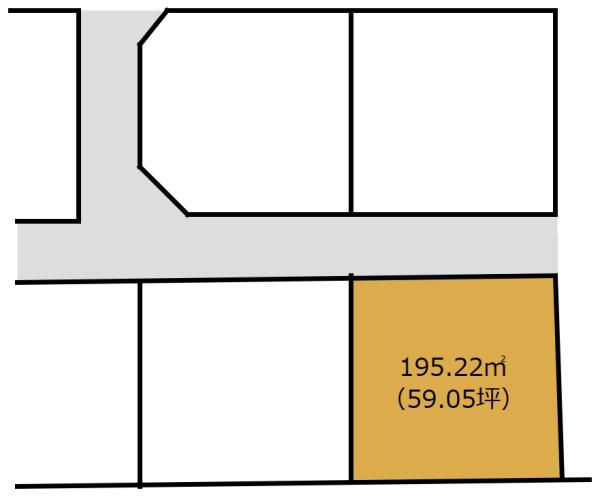 岩国市通津売地　3号地（物件番号647）