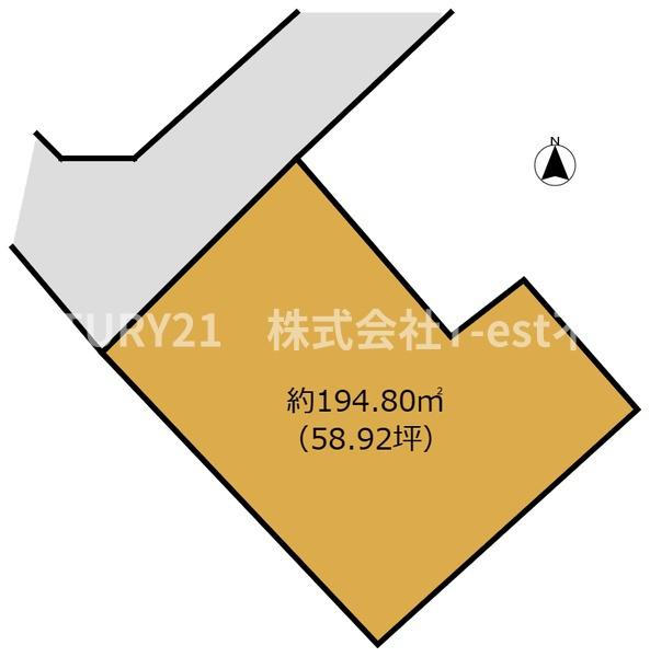 岩国市門前町3丁目売地（物件番号734）