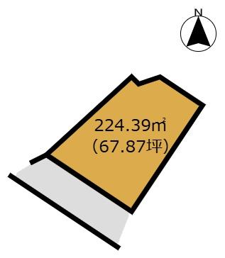 岩国市海土路町2丁目売地（物件番号783）