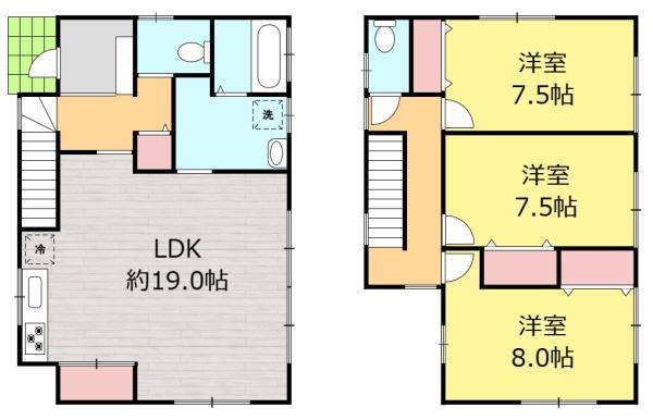 岩国市門前町2丁目中古一戸建て（物件番号786）
