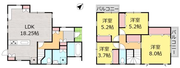 岩国市中津町2丁目新築一戸建て（物件番号795）