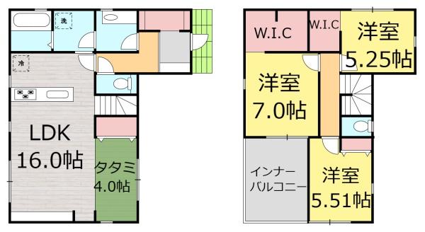 岩国市中津町2丁目新築一戸建て（物件番号814）