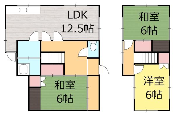 岩国市室の木町4丁目中古一戸建て（物件番号833）