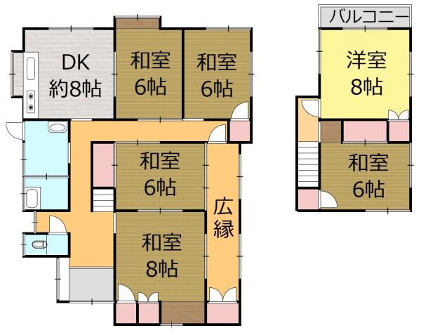 岩国市山手町2丁目中古一戸建て（物件番号840）