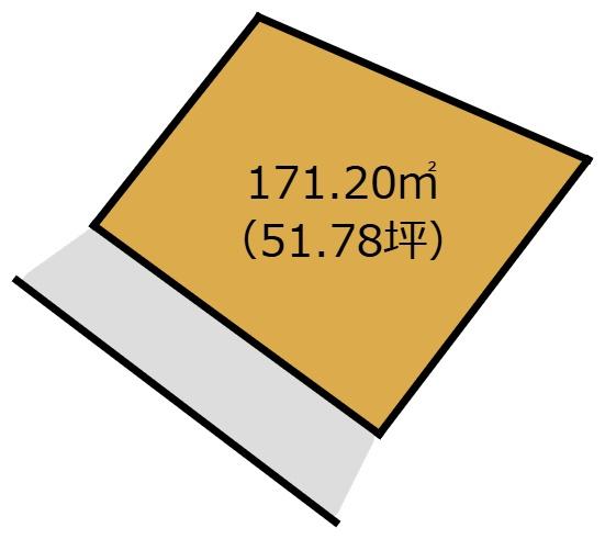 岩国市門前町1丁目新規分譲地　5号地（物件番号854）