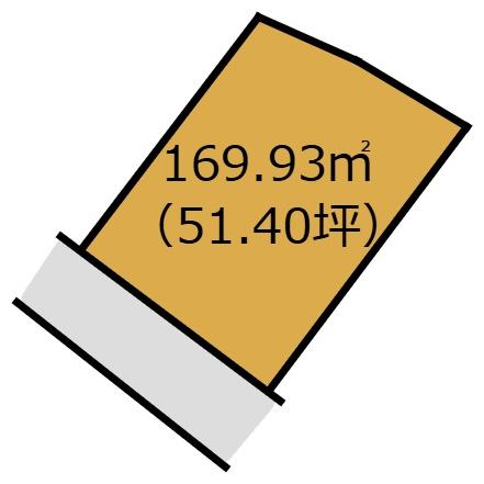 岩国市門前町1丁目新規分譲地　4号地（物件番号855）