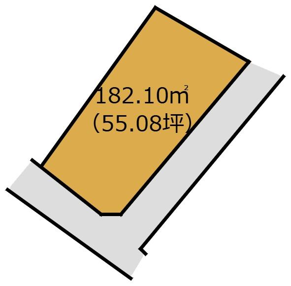 岩国市門前町1丁目新規分譲地　1号地（物件番号859）