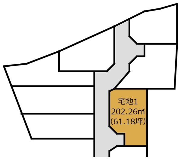 岩国市川下町1丁目売地 1号地(物件番号863)