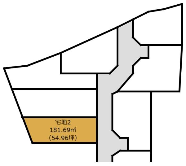 岩国市川下町1丁目売地 2号地(物件番号864)
