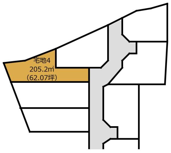 岩国市川下町1丁目売地 4号地(物件番号866)