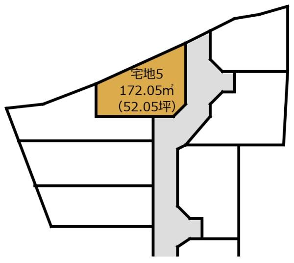 岩国市川下町1丁目売地 5号地(物件番号867)