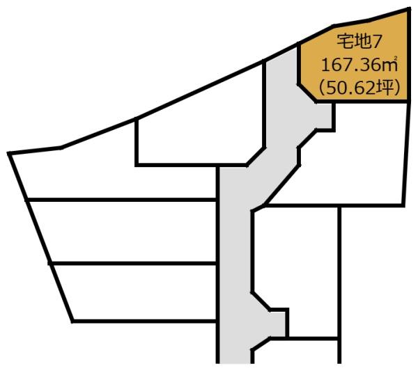 岩国市川下町1丁目売地　7号地（物件番号869）