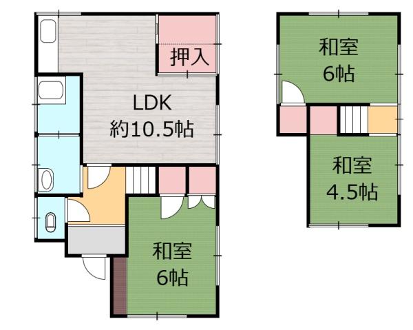 岩国市室の木町４丁目の中古一戸建て