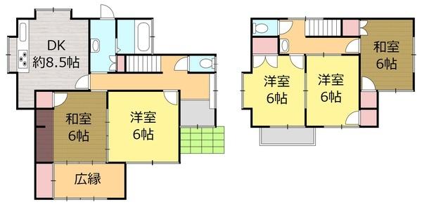 岩国市南岩国町4丁目中古一戸建て（物件番号898）