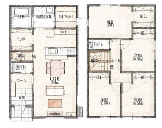 岩国市平田5丁目新築一戸建て（物件番号902）
