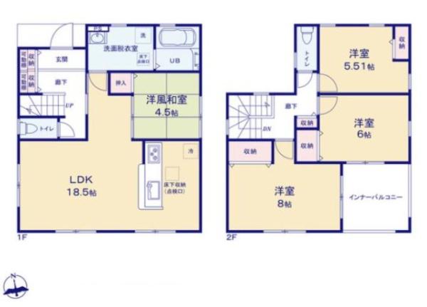 鹿沼市貝島町の新築一戸建