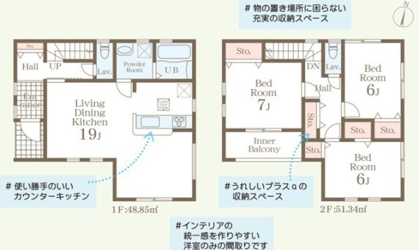 宇都宮市西川田７丁目の新築一戸建