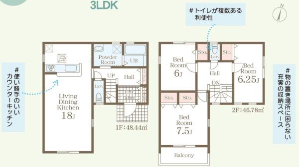 鹿沼市千渡の新築一戸建
