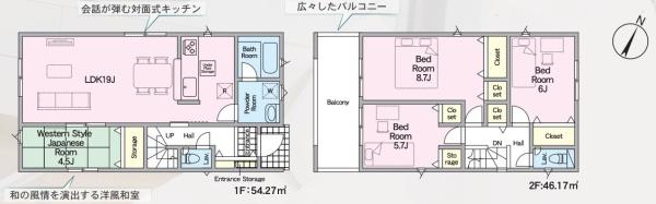 大田原市富士見１丁目の新築一戸建