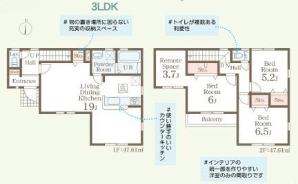 宇都宮市越戸町の新築一戸建