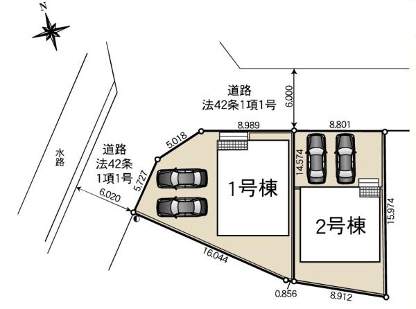 宇都宮市中岡本町の新築一戸建
