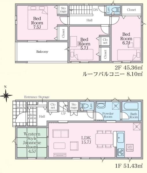 宇都宮市中久保２丁目の新築一戸建