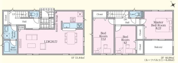 真岡市並木町３丁目の新築一戸建