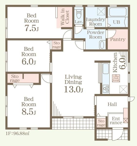 宇都宮市中里町の新築一戸建