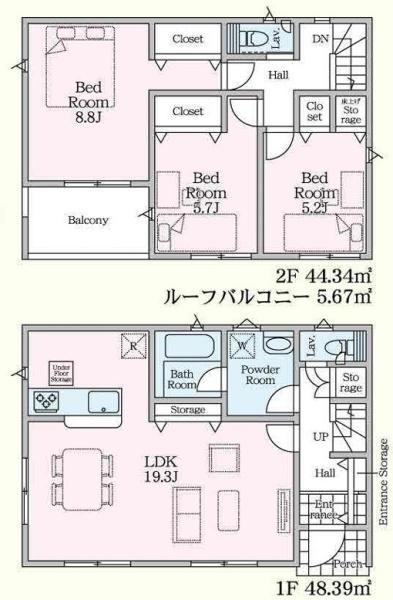 宇都宮市若草５丁目の新築一戸建