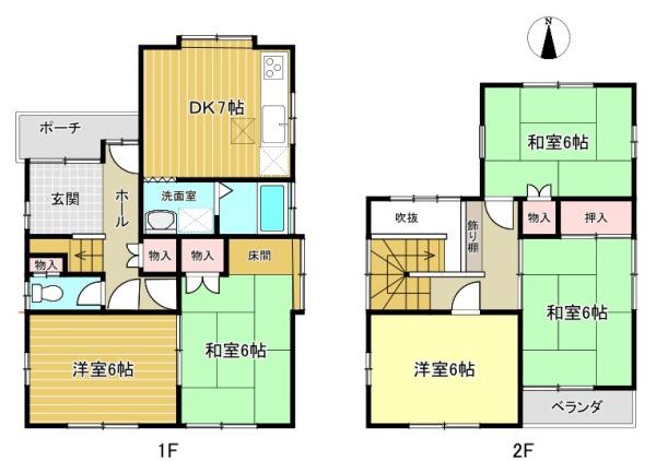 あま市七宝町川部佛供田の中古一戸建