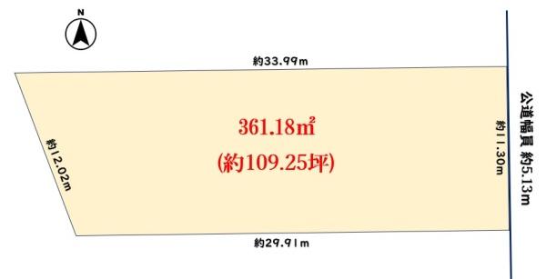 一宮市浅野字大西の土地