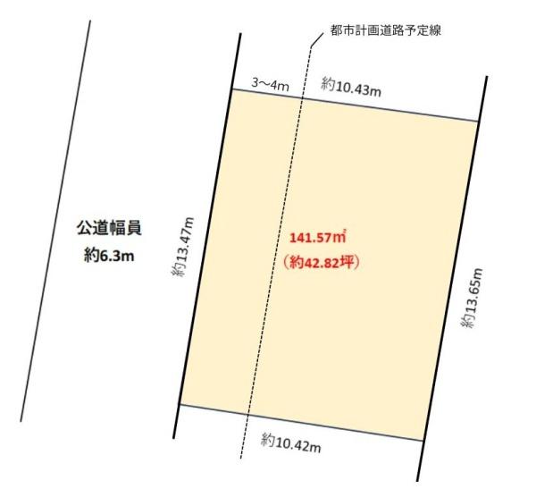 稲沢市平和町下起北の土地