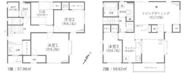 越谷市東越谷５丁目の中古一戸建て