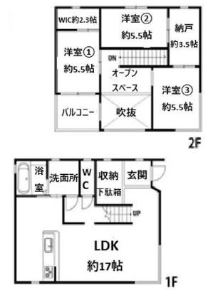 福岡市中央区福浜１丁目の中古一戸建て