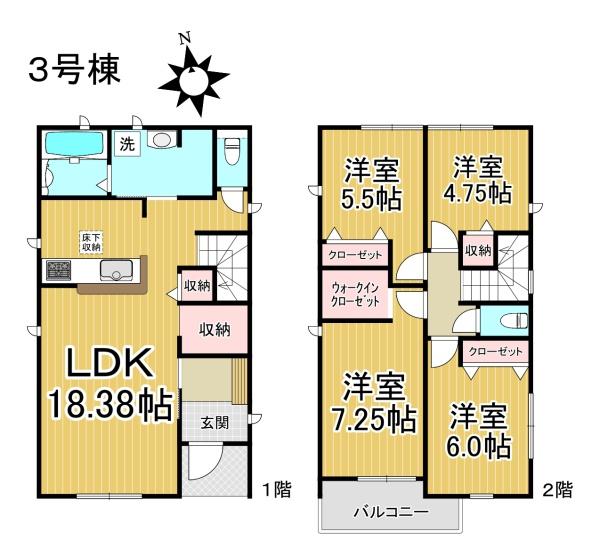 【3号棟】中川区本前田町全5棟