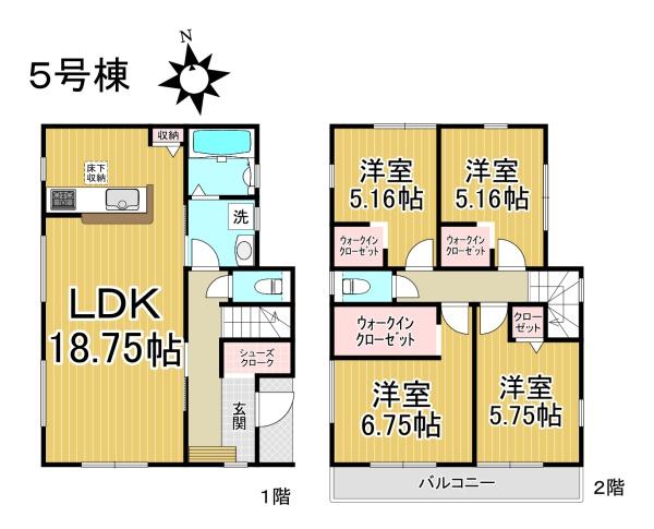 【5号棟】中川区本前田町全5棟
