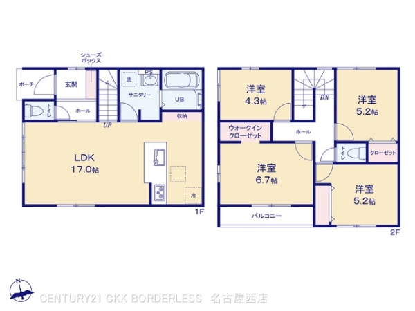 中村区猪之越町1期2号棟