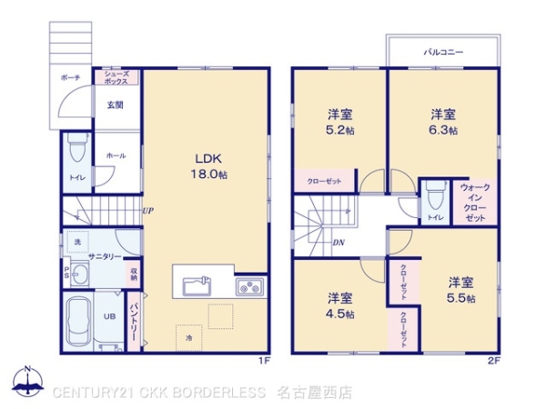 名古屋市中川区打中２丁目の新築一戸建