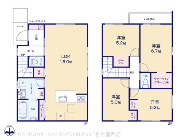 名古屋市中川区打中２丁目の新築一戸建