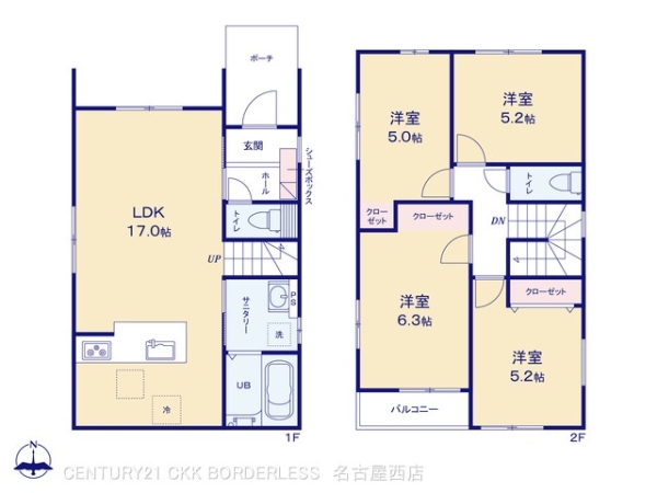 名古屋市中川区打中２丁目の新築一戸建